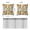 thumbnail image 2 of Honeii Ducks and Flowers Print Throw Pillow, Square Decorative Pillow Forms Soft Fluffy Plump Pillow Decorative Pillow Inserts,Couch Pillows-18"x18", 2 of 7