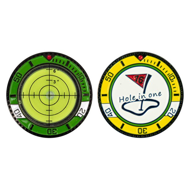 Lector Golf Poner Lectura Marcador Pelota Accesorios Verde Likrtyny