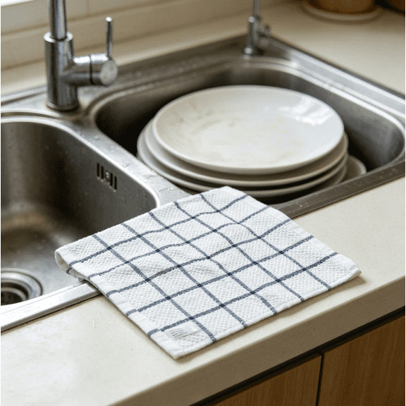 Microfiber Cleaning Cloth Lint Free Cleaning Rags, 1 Pack Fast Drying Dish Rags for Cleaning, Super Absorbent Kitchen Dish Cloths for Wash Dishes,12 in x 12 in