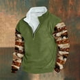 thumbnail image 2 of Nfhtoj Men's Aztec Western Sweatshirt 1/4 Zip Up Pullover Jackets Cowboy Warm Hoodie Shirt Stand Collar Casual Long Sleeve Western Country Sweatshirts, 2 of 3