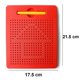 thumbnail image 5 of Tablero de dibujo RedMagnetic Stylus con bolígrafo magnético, lectura educativa, escritura, aprendizaje, regalo preescolar para niños y niñas esquí esquí Gafas de esquí, 5 of 5
