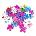 thumbnail image 5 of 50 Pieces Floral Dot Wooden Button 2 Holes Sewing Buttons for Clothes DIY 25mm, 5 of 7