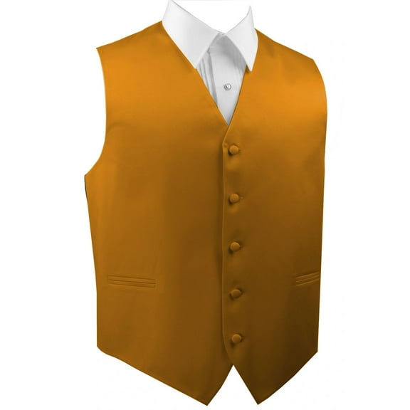 "BEST TUXEDO" Men's Formal, Wedding, Prom, Homecoming, Tuxedo Vest, in Mustard