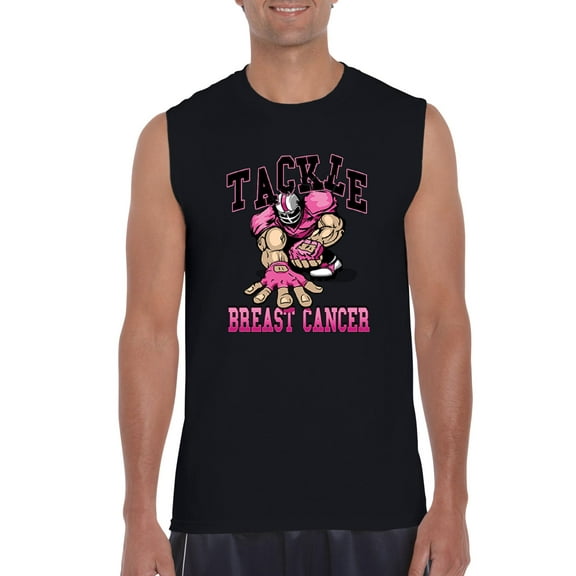 Artix - Men's Graphic T-Shirt Sleeveless - Tackle Breast Cancer