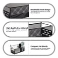 thumbnail image 4 of Hanging Storage Basket Practical Metal Shelf for Apartment Bedroom Office Bunk Bed, 4 of 6