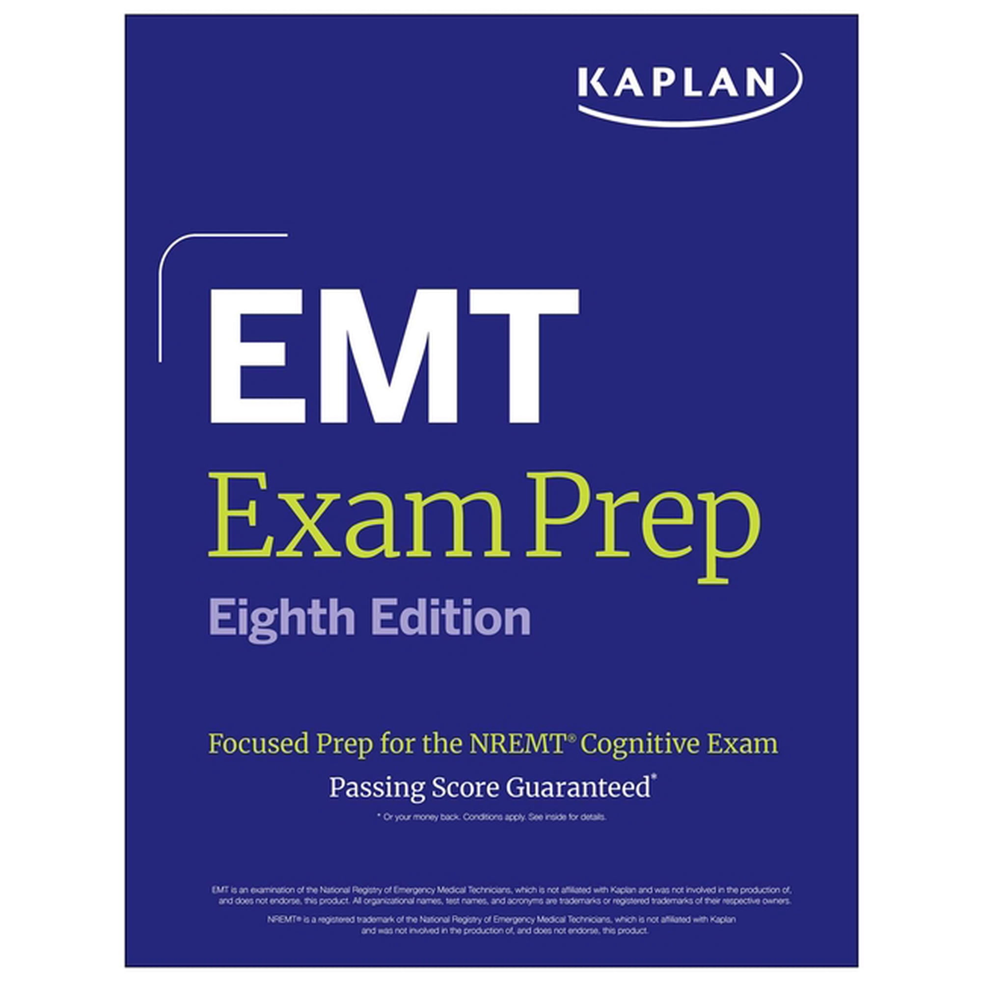 Kaplan Test Prep EMT Exam Prep, Eighth Edition: Focused Prep for the Nremt Cognitive Exam + One Full Length Practice Test (2026), (Paperback)