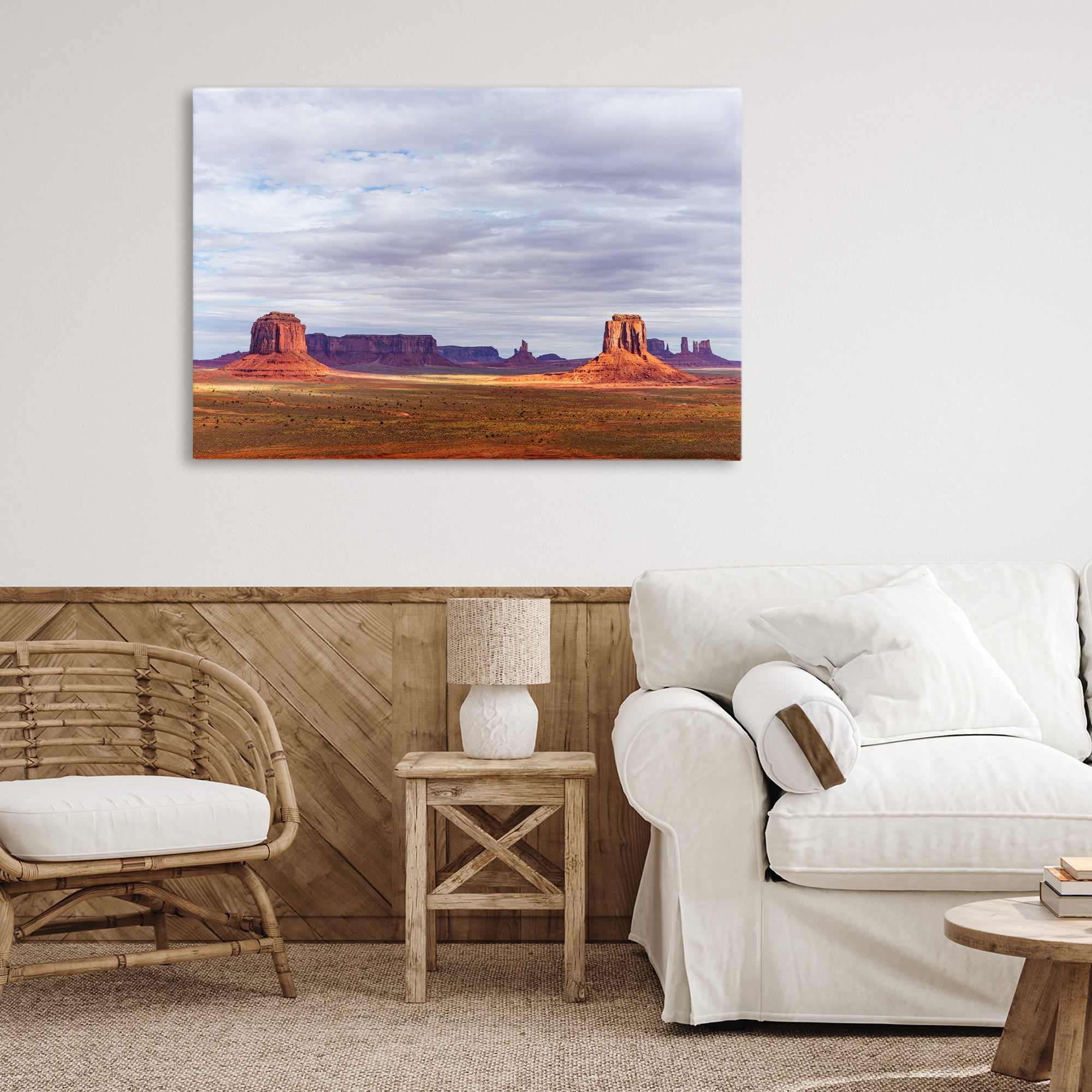 Stupell Industries Monumental Desert Buttes & Mesas Canvas Wall Art, design by Shelley Carlisle