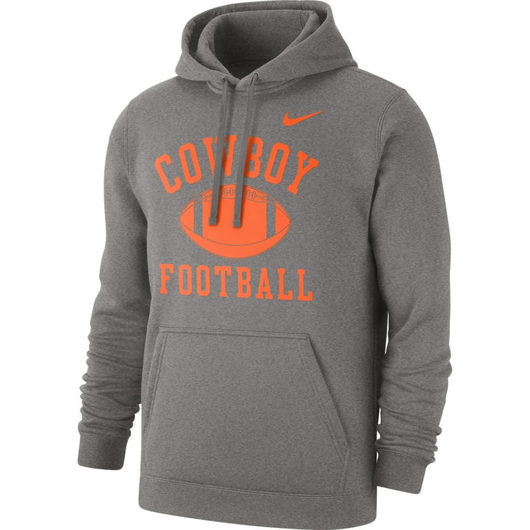 Men s Nike Heathered Gray Oklahoma State Cowboys Football Club