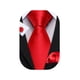 thumbnail image 1 of Set de corbata extra larga Barry.Wang 150 cm de seda roja, 1 of 7