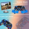 thumbnail image 3 of Wireless Controller Compatible with P4/P4 Slim/P4 Pro/Windows PC, Colorful Graffiti, 3 of 7