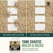 PetraMax Rock Glue for Landscape, Wide Coverage Mulch Adhesive, 32 oz