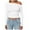 White, variant on GEWSEY Womens Off The Shoulder Tops Long Sleeve Going Out Basic Shirts Cute Y2K Fall Trendy Fashion 2025 (Grey, M)