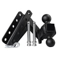 thumbnail image 3 of 2.0" Adjustable Medium Duty (14,000lb Rating) 4" Drop/Rise Trailer Hitch With 2" And 2 5/16" Dual Ball ,Improve Structural Strength, 3 of 6