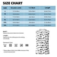thumbnail image 5 of Yiaed Fish Bones Print Men's Singlet Vests Summer Running Muscle Tank Tops Gym Undershirt Round Neck Sleeveless for man, 5 of 5