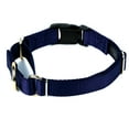 thumbnail image 4 of Country Brook Petz® Heavy Duty Nylon Martingale Dog Collar with Deluxe Buckle for Adjustable Small Medium Large Breeds - 30+ Vibrant Color Options (1 Inch, Large, Navy Blue), 4 of 7