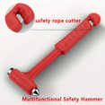 thumbnail image 3 of Lindbes 1pc Car Safety Hammer  2 In 1 Emergency Escape Tool With Window Breaker And Seat Belt Cutter  Escape Hammer  Safety Emergency Car Escape Tool For Family, 3 of 6