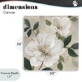 thumbnail image 4 of Stupell Industries Shabby Chic Serene White Magnolia Study Canvas Art, 30 x 30, by Nan, 4 of 8