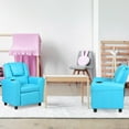 thumbnail image 3 of Costway Kids Recliner Armchair Children's Furniture Sofa Seat Couch Chair w/Cup Holder, Multiple Colors, 3 of 10