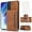 Brown for Samsung Galaxy S22 5G, variant on Design for Samsung Galaxy S22 5G Wallet Case with Tempered Glass Screen Protector PU Leather Credit Card Holder Slot Phone Cases Kickstand Shockproof Protective Cover for Men 6.1 inch Black