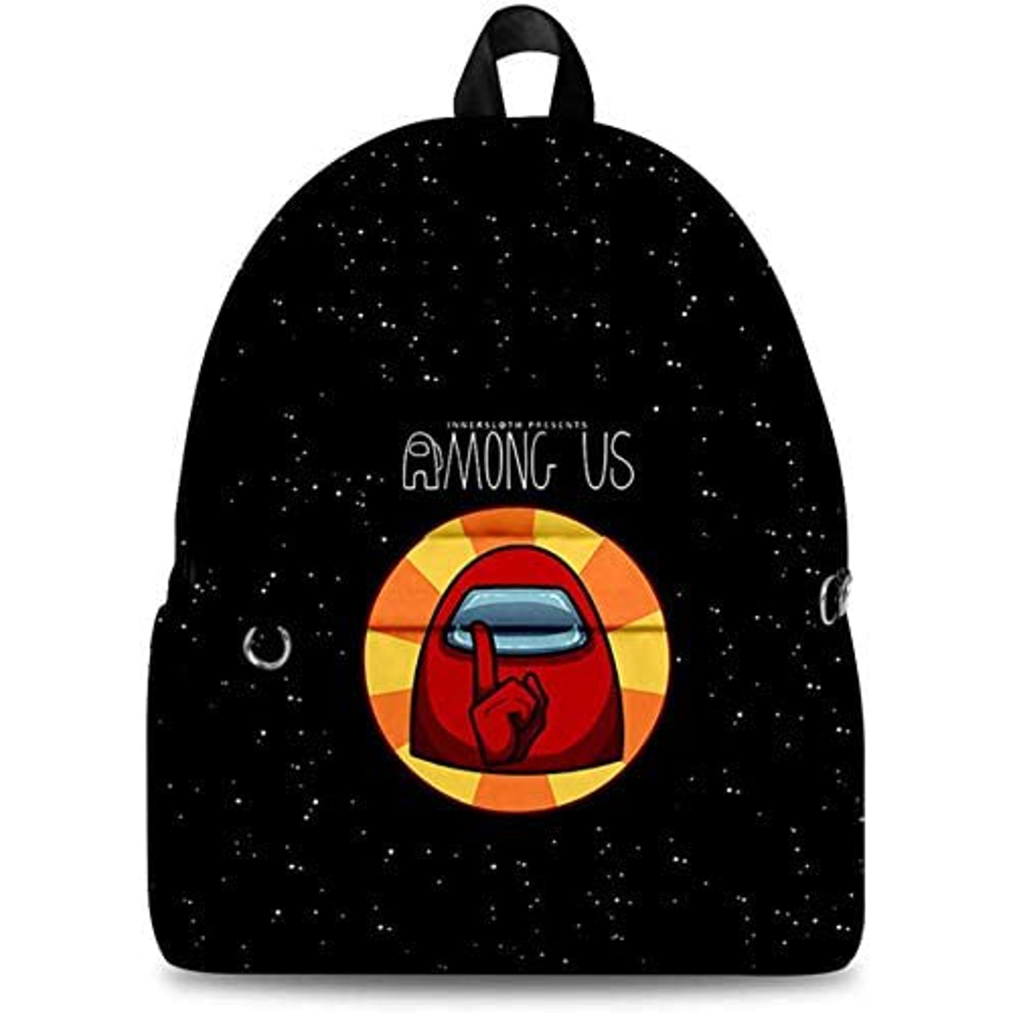 among us kids backpack Just Toys LLC Hangers 470g Package Included Among Us Backpack set (3PC)
