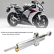 thumbnail image 4 of Accesorio estabilizador de amortiguador de dirección de aleación de aluminio CNC universal para motocicleta (plateado), 4 of 10