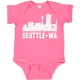 thumbnail image 3 of Inktastic Seattle Skyline Grunge Boys or Girls Baby Bodysuit, 3 of 5