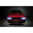 thumbnail image 3 of ORACLE Lighting Fit 2015-2023 Dodge Challenger Dynamic ColorSHIFT Surface Mount LED Headlight Halo Kit, 3 of 16
