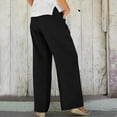 thumbnail image 5 of Womens Baggy Pants, Comdrip Women's Soft Stretch Elastic Waist Pull-on Long Trousers Lounge Trousers with Pockets Casual Pants for Women Black M, 5 of 9