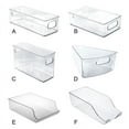 thumbnail image 3 of Forzero Stackable Plastic Food Storage Bins - Refrigerator Organizer With Handles For Pantry, Fridge, Freezer, Kitchen, Countertops, Cabinets - Clear Can Organizer, 3 of 6