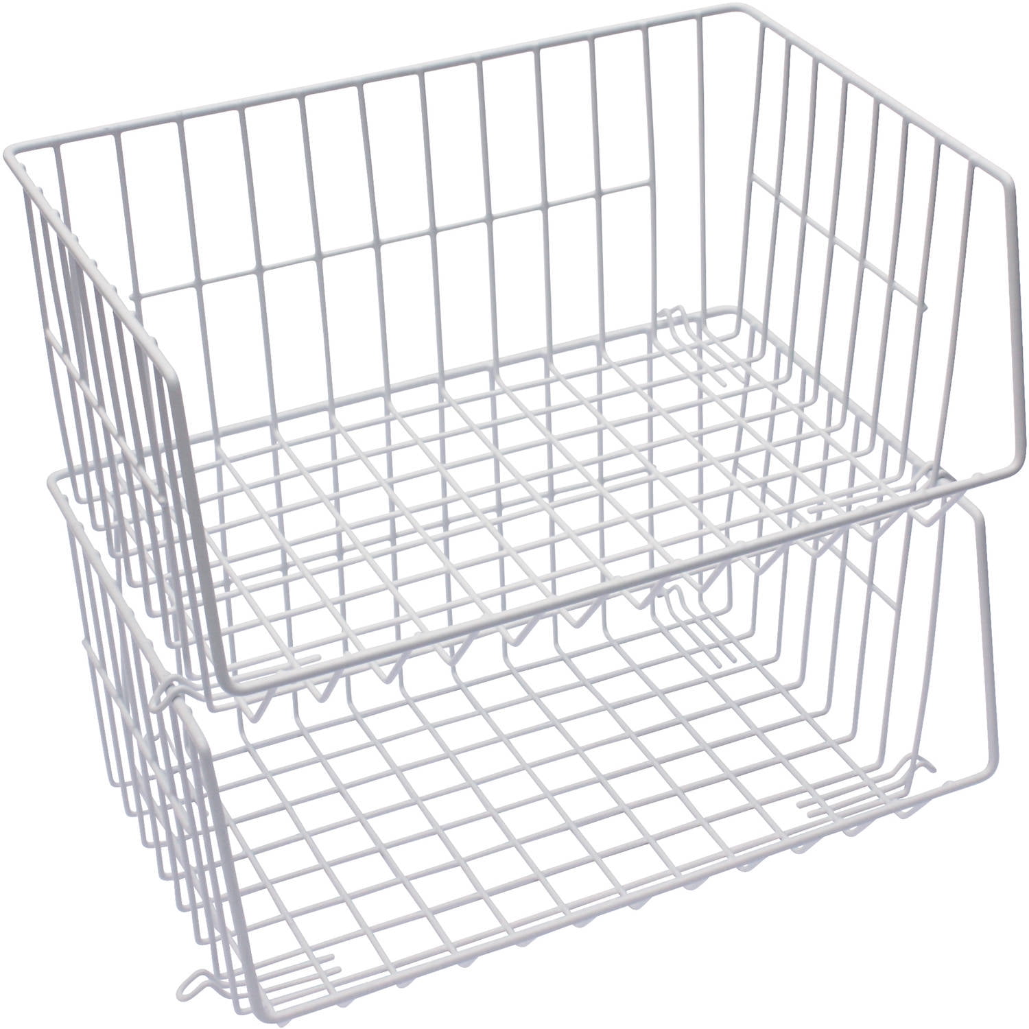 stacking storage baskets