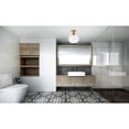 thumbnail image 3 of Baxter 1 Light Brass Flush Mount With Clear Glass, 3 of 7