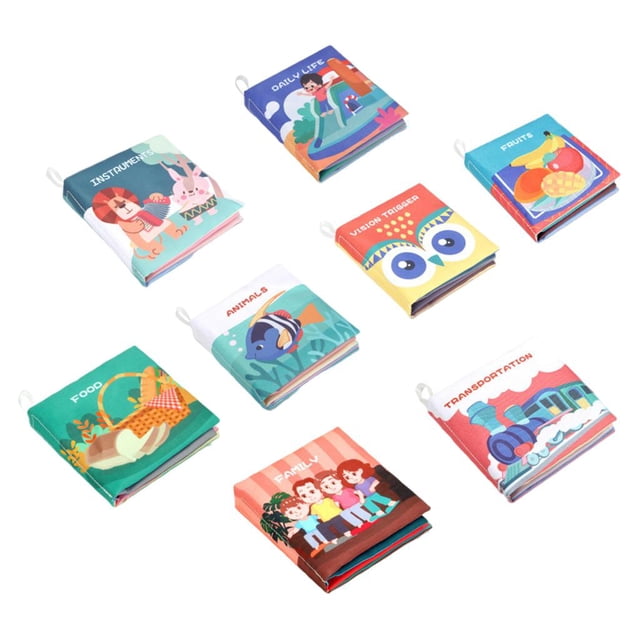 Libro suave Zulema Juguete para bebés Educación 8 piezas