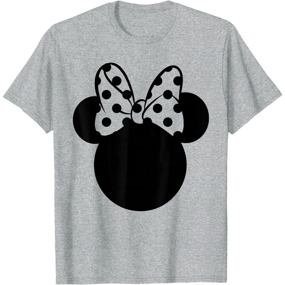 Minnie Mouse Polka Dot Bow DTG Print Unisex T-Shirt