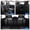 Black+Gray, variant on Car Seat Covers Fit For Subaru Ascent Solterra,5-Seat PU Leather Cushion Protector, Full Set Front Back Seat Cover for Subaru Impreza Solterra Black&Gray