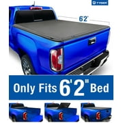 Tyger Auto T3 Soft Tri-fold Truck Bed Tonneau Cover Compatible with 2015-2023 Chevy Colorado / GMC Canyon | 6'2" Bed | TG-BC3C1040 | Vinyl