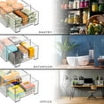 thumbnail image 5 of Sorbus Clear Stackable Fridge Drawer Bins - Pull Out Refrigerator Organizer Containers for Kitchen Storage (4 Pack | Medium), 5 of 7