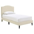 thumbnail image 1 of Home Meridian Twin Arched Nail Trim Pltfm Bed - Beige, 1 of 3