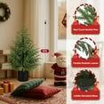 thumbnail image 2 of 2 Pack 2FT Artificial Topiary Tree Real Touch Norfolk Pine Tree, UV Resistant Artificial Pine Outdoor Plants for Front Porch Decor, Fake Greenery Outdoor Plants Realistic Faux Indoor Tree, 2 of 10