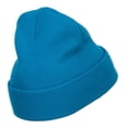 thumbnail image 3 of Surf Embroidered Long Beanie - Aqua OSFM, 3 of 5
