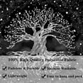 thumbnail image 4 of Tree of Life Tapestry Wall Hanging - Bohemian Hippie Wishing Tree Black and White Tapestries Psychedelic Wall Carpet Mystic Aesthetic Wall Tapestry for Living Room Bedroom (51.2ʺ x 59.1ʺ)), 4 of 6