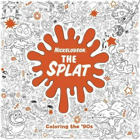 the splat coloring the '90s  walmart