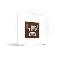 thumbnail image 5 of Gallery Pops Minecraft: Iconic Pixels - Mobs - Cow Wall Art, Unframed Version, 12" x 12", 5 of 5