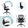 thumbnail image 2 of Silla de Escritorio Mundo In Vest Ejecutiva Ergonomica Mesh Negra, 2 of 8