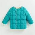 thumbnail image 2 of Huowey Baby Kids Toddler Girls Boys Winter Warm Thick Solid Color Cotton Long Sleeve Padded Clothes Coat Jacket Soft Dailywear, 6-7 Years, 2 of 4