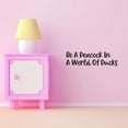 thumbnail image 1 of Be A Peacock In A World Of Ducks Colorful Feathers Amazing Love Beauty Girls Love Beautiful Crown Prince Unicorns Royalty Sweet Dreams Decorating Holiday Ideas Wall Decal Sticker - Size: 30 In X 9 In, 1 of 5