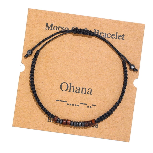 Fiudx Pulsera En Madera, Alegría En Clavos, Tamaño Ajustable, Diseño Ecológico En Cuentas En Madera, Elegantes Detalles En Hematita, Ideal En Uso Diario, Regal En Cumpleaños Perfecto, Ideal En Todas