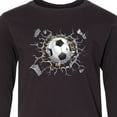 thumbnail image 4 of Inktastic Soccer Breakthrough Long Sleeve Youth T-Shirt, 4 of 5