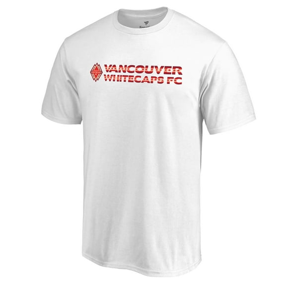 Men's White Vancouver Whitecaps FC Patriotic Wordmark T-Shirt
