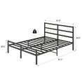 thumbnail image 2 of Knubmt Metal Platform Bed Frame with Headboard, Sturdy Metal Frame, No Box Spring Needed, Bed Frame for Home, Bedroom, 2 of 7