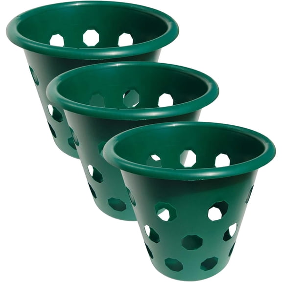 Bloom Master Hanging Baskets - 4 Gallon (3 Pack) - Hanging Planters for Outdoor  - Use as a Hanging Flower Basket, Strawberry Planter, Herb Planter, More - Hanging Pots for  Outdoor